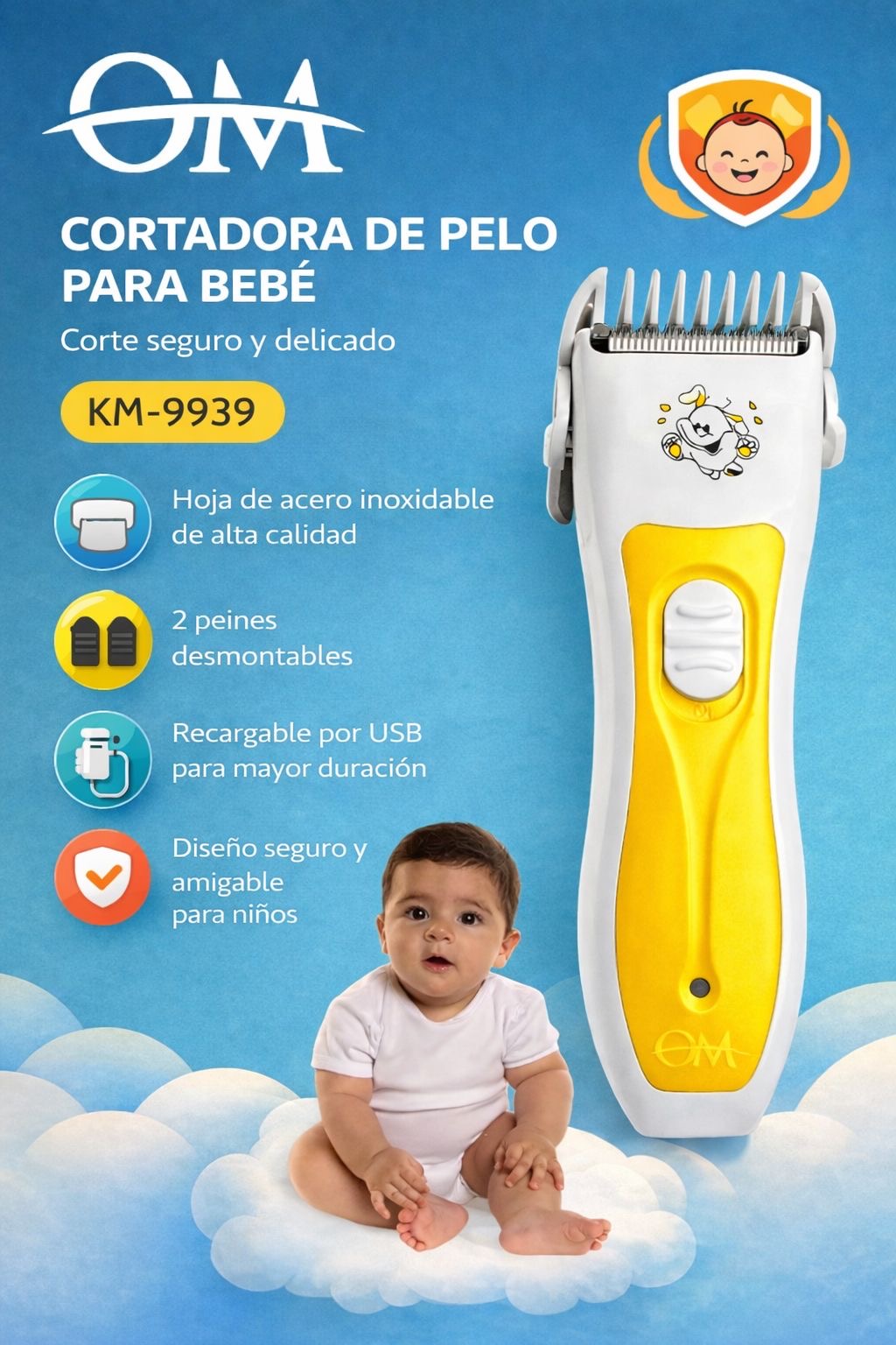 OM - CORTA PELO BEBE KM