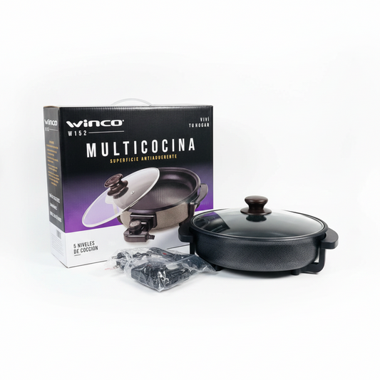 Multicocina Eléctrica Winco W152 - 5 Niveles de Cocción Antiadherente
