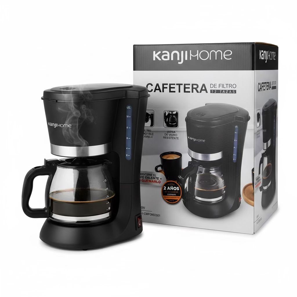 Cafetera de filtro Kanji - 12 Tazas